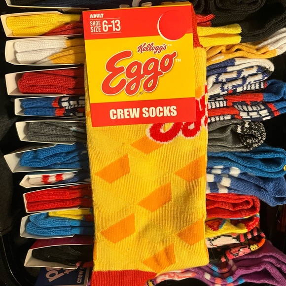 Eggo Waffle Socks - Picture 1 of 2